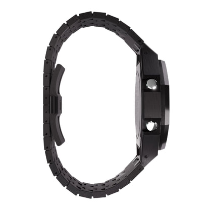 Casioak Mod Custom Metal Watch Casio G-Shock GA-2100-4A Red Dial Black GA2100 Image 5