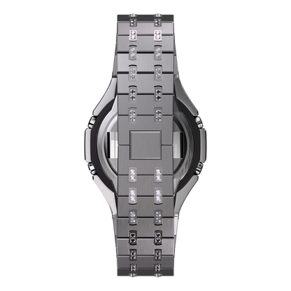 Casio G-Shock GA-2100 All Metal Modded Crystal Watch GA2100 Iced Out Casioak Mod image 3
