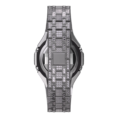 Casio G-Shock GA-2100 Metal Modded All Crystal Watch GA2100 Iced Out Casioak Mod Image 3