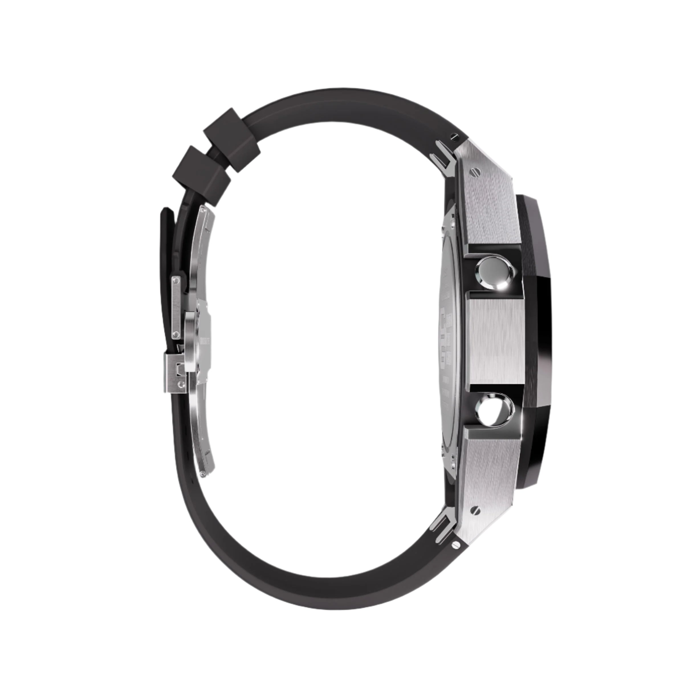 Casioak Mod Custom Watch Casio G-Shock GA-2100-4A Metal Case Red Dial Black Strap Image 3