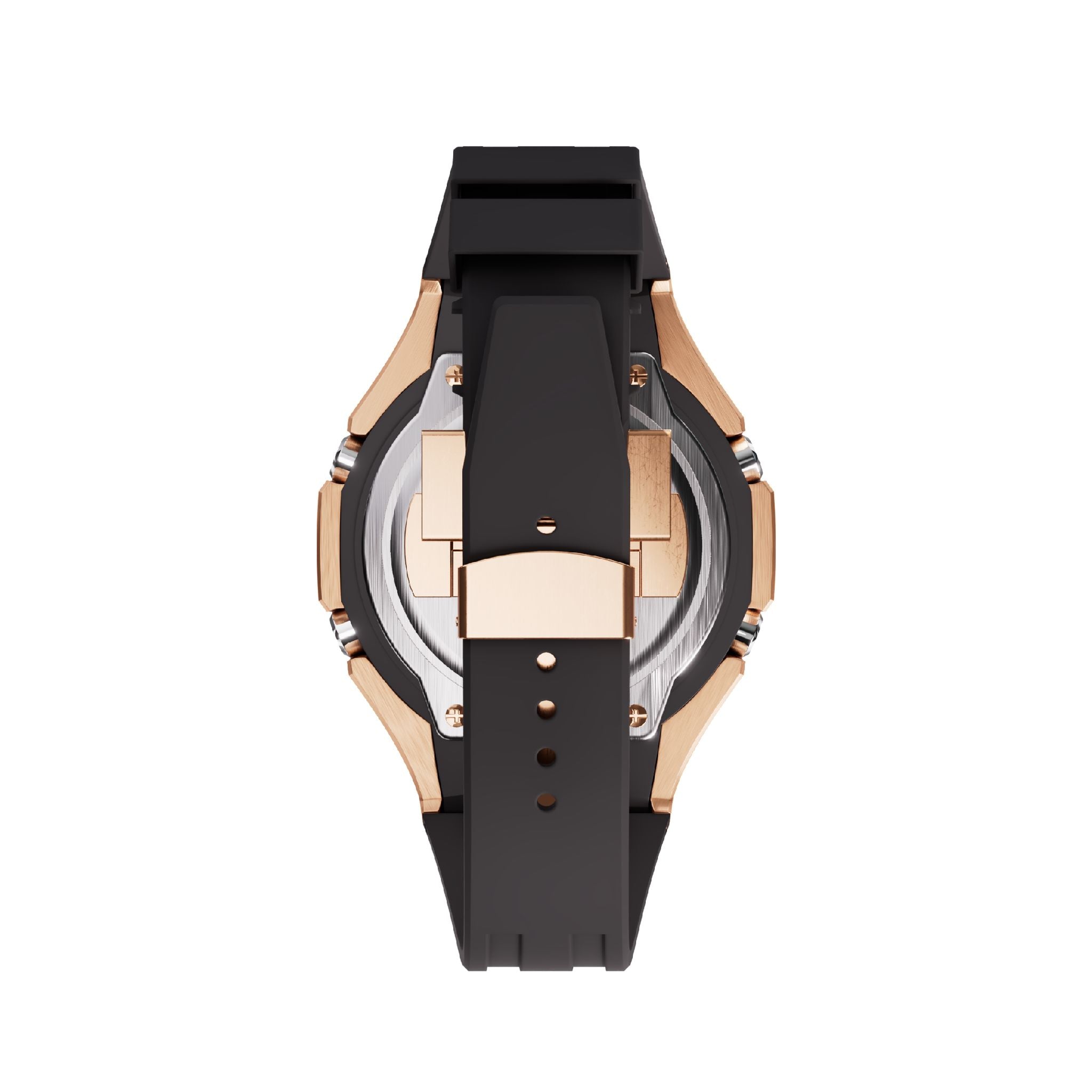 Casioak Mod Royal Oak Casio G-Shock GA-2100 Rose Gold Steel Watch GA2100
